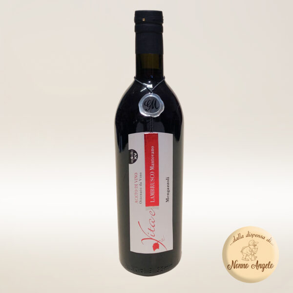 Aceto monovitigno. Aceto di vino Lambrusco DOC