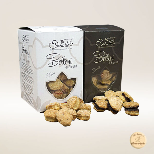 Sfogliatine. Bottoni 150 gr. Pasticceria De Bortoli