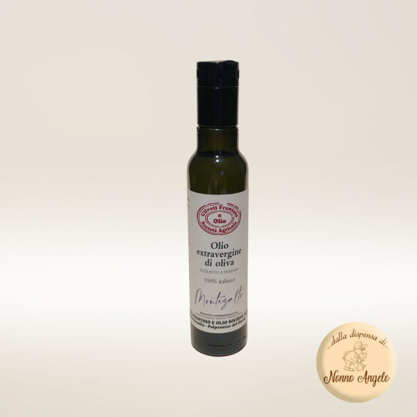 Olio extravergine di oliva 250 ml. Oleificio di Moniga