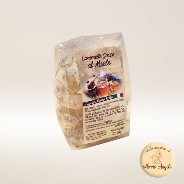 Caramelle al miele. Caramelle Gocce al Miele