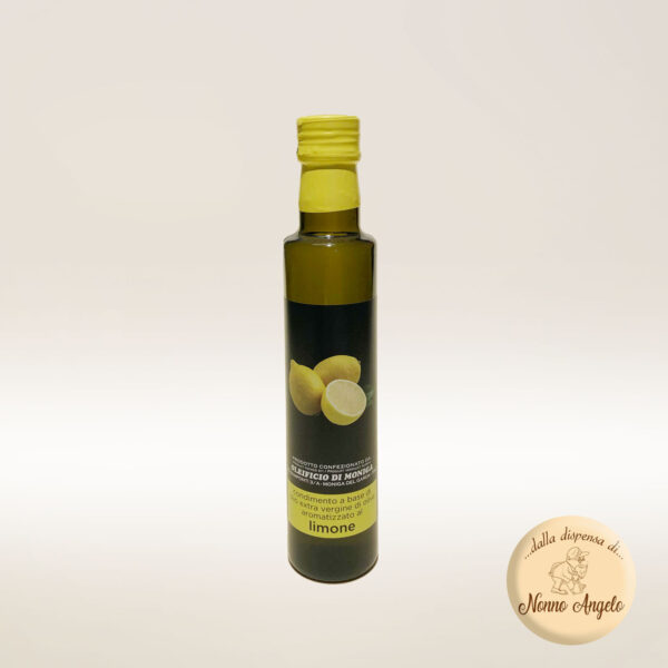 Olio aromatizzato. Olio aromatizzato al limone 250 ml